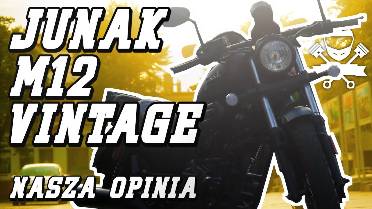 Junak M12 Vintage – Motocykl 125 w Matowej Czerni