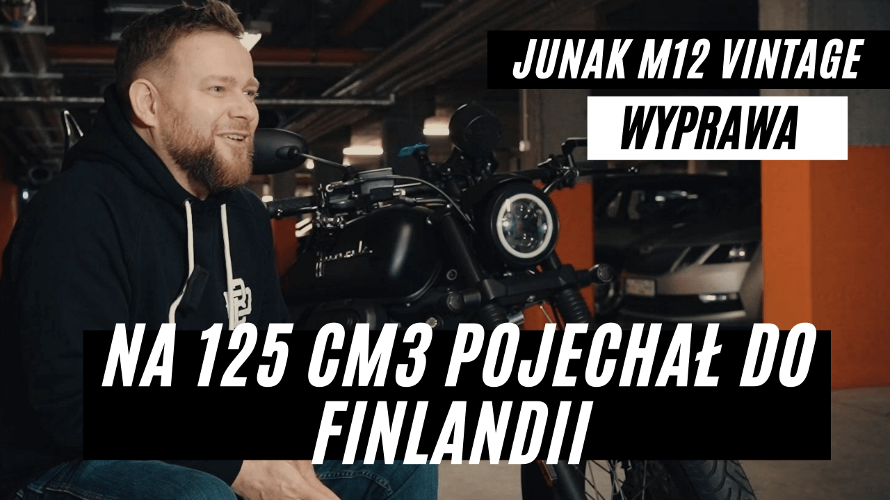 Na motocyklu 125 pojechał do Finlandii – Junak Baltic Tour